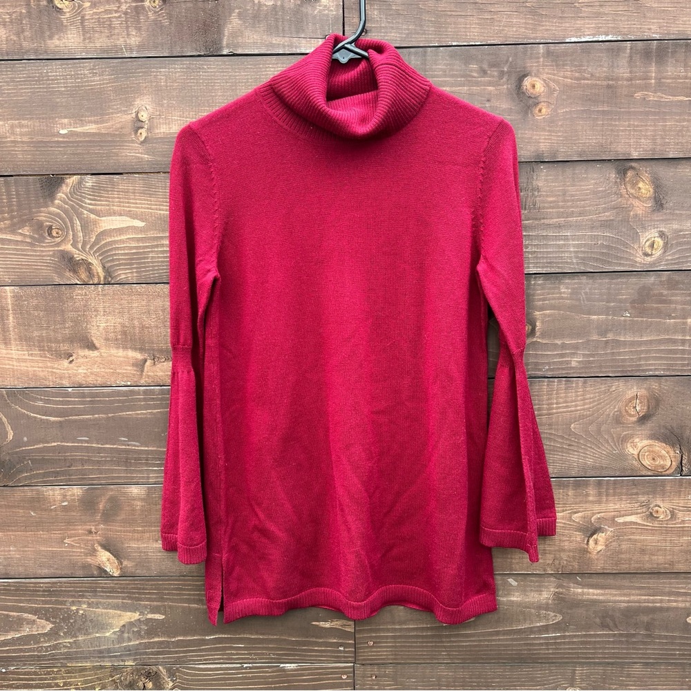 525 AMERICA Merino Wool Bell Sleeves Sweater SZ S
